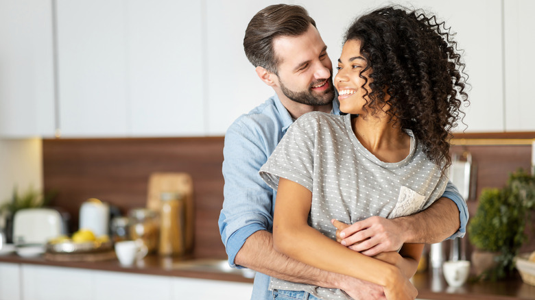 couple hugging