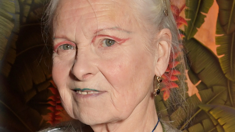 Designer Vivienne Westwood smiling