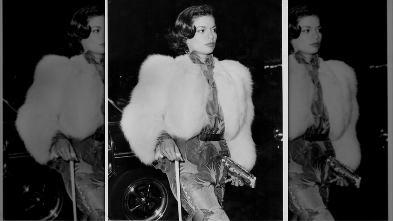 Bianca Jagger at Odeon Leicester Square for the premiere of "Don't Look Now" in London in October 1973