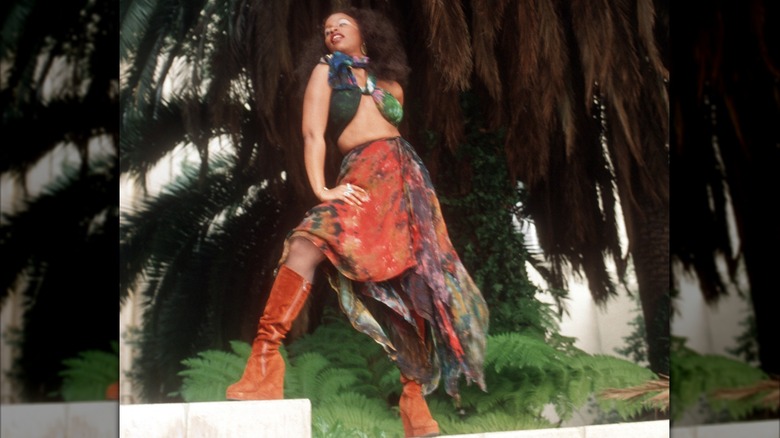 Chaka Khan posing for a portrait in 1978