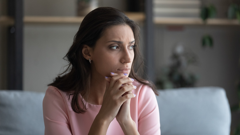 woman thinking 