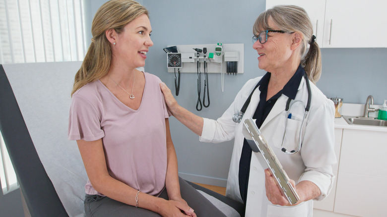 Woman visits OBGYN