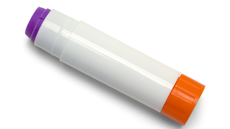 Purple glue stick