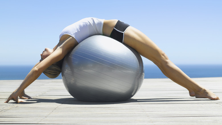 Woman working out