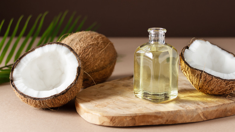 Coconut oil and coconuts