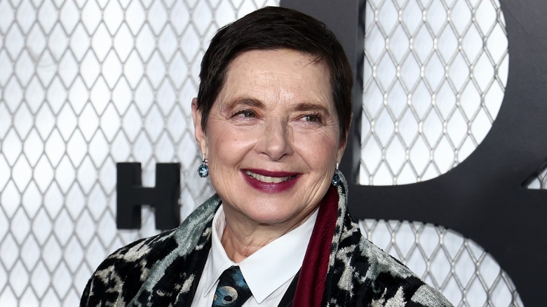 Isabella Rossellini smiles at the premiere of Hulu series 