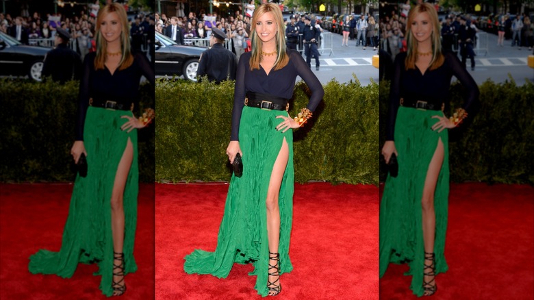 Ivanka Trump attends the Costume Institute Gala for the "PUNK: Chaos to Couture" exhibition at the Metropolitan Museum of Art on May 6, 2013 in New York City (2013)