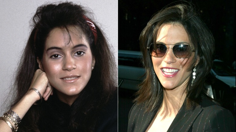 Side-by-side comparison of Jami Gertz throughout the years.