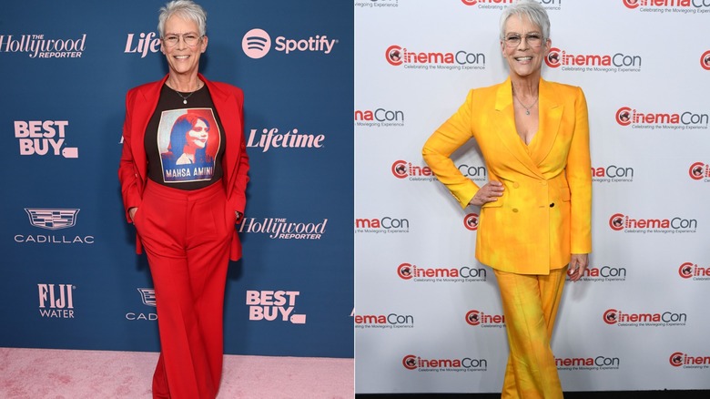 Jamie Lee Curtis in 2022 and 2025