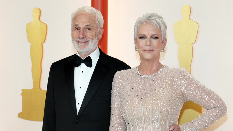 Christopher Guest and Jamie Lee Curtis during the 95th Annual Academy Awards.