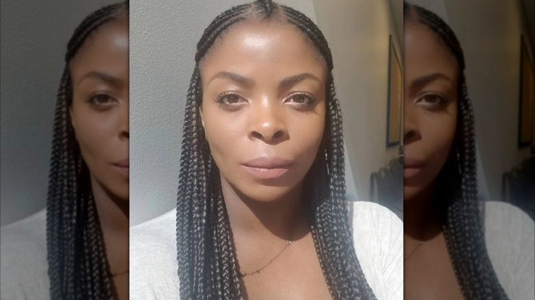 Janelle James with braids