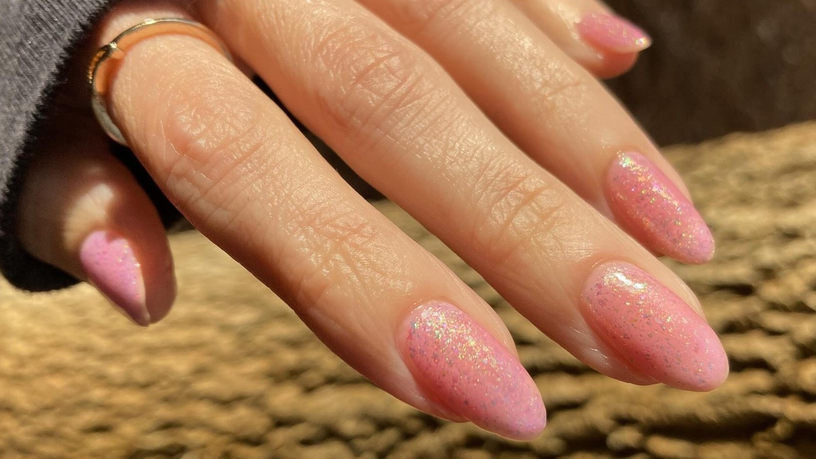 French Tip Nails with Sheer Pearl Glaze