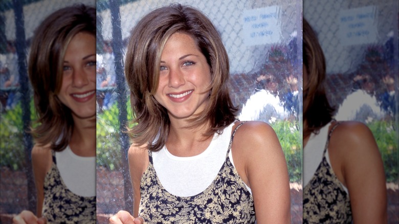 Jennifer Aniston with the famous "the Rachel" haircut