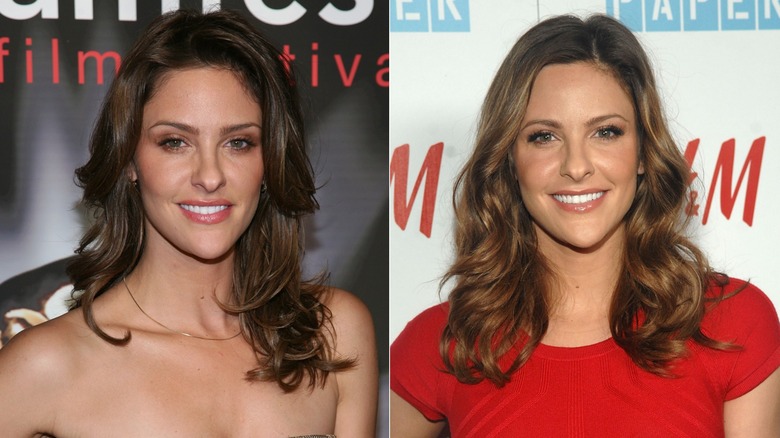 Jill Wagner with layered haircut