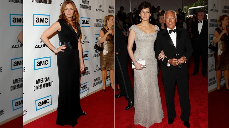 Julia Roberts in 2007 and 2008