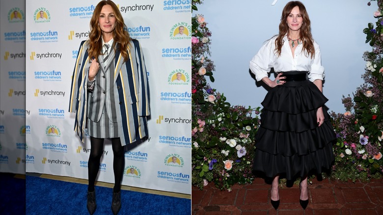 Julia Roberts in 2022 and 2024