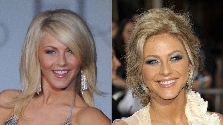 Julianne Hough with blond hair