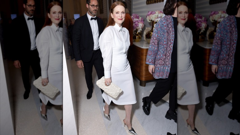 Julianne Moore at the 77th Cannes Film Festival in May 2024 in Cannes, France