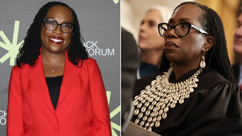 Justice Ketanji Jackson at the 2025 Essence Festival and at President Trump's inauguration