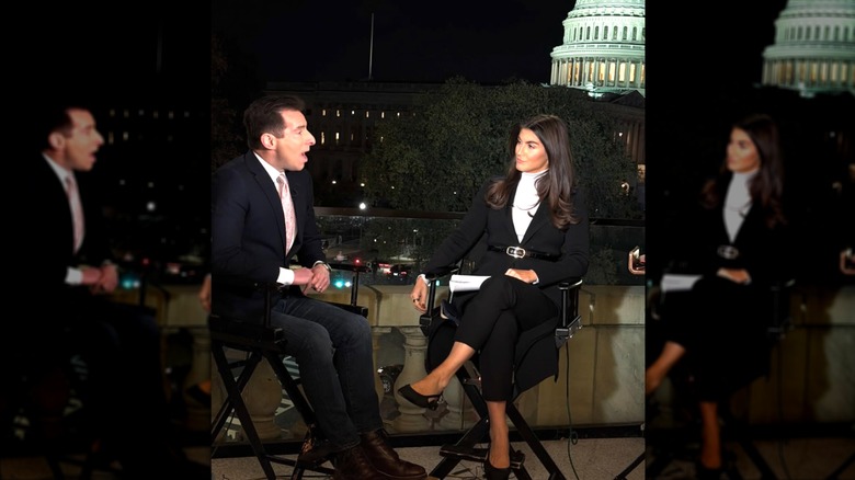 Elie Honig (L) sits next to Kaitlan Collins (R)