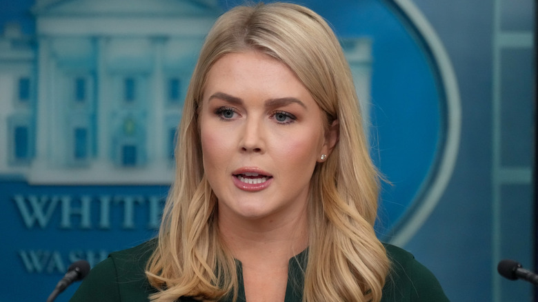 Karoline Leavitt talking