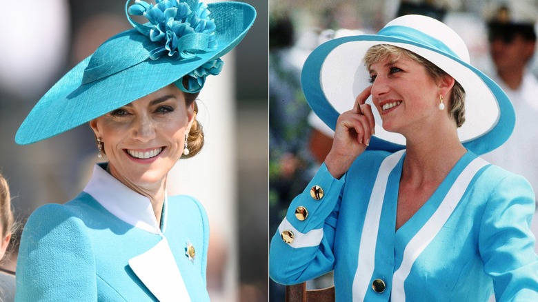 Kate Middleton at Trooping the Colour 2025 and Princess Diana in Cairo, Egypt in 1992