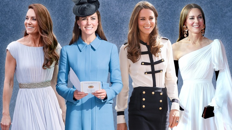 Kate Middleton wearing Alexander McQueen