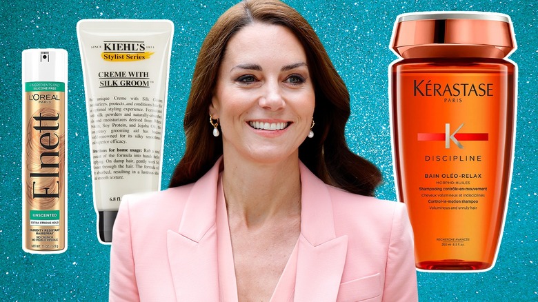 Kate Middleton and hair products