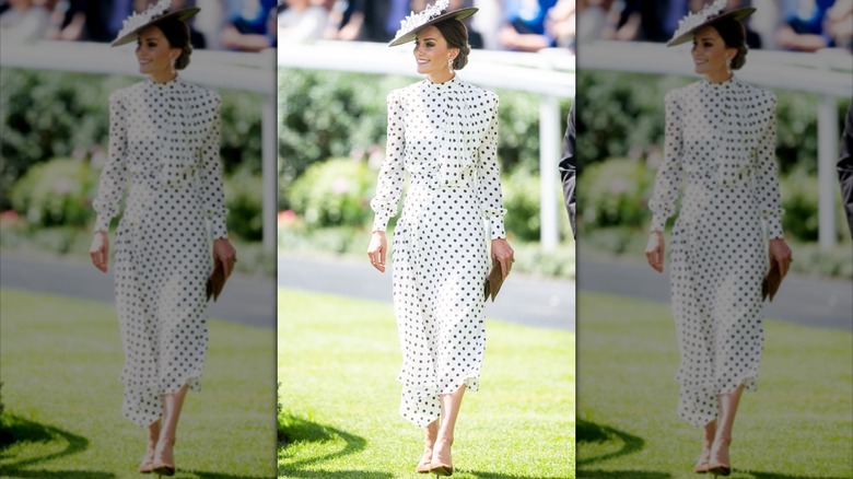 Catherine, Duchess of Cambridge at day four of Royal Ascot in Ascot, England in June 2022