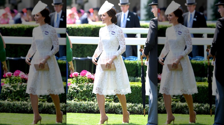 Catherine, Duchess of Cambridge in at day one of Royal Ascot in Ascot, England in June 2017