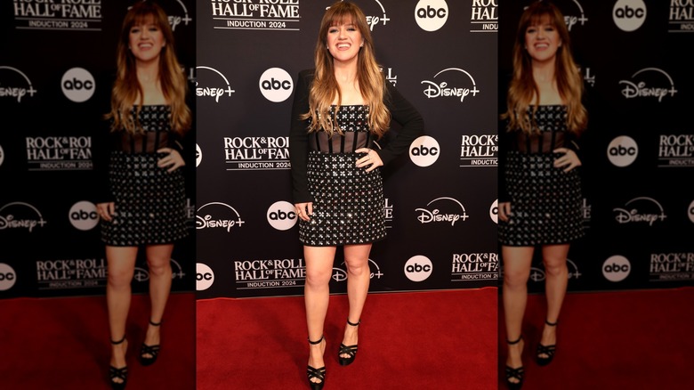 Kelly Clarkson attends the 2024 Rock & Roll Hall Of Fame Induction Ceremony streaming on Disney+ at Rocket Mortgage Fieldhouse on October 19, 2024 in Cleveland, Ohio