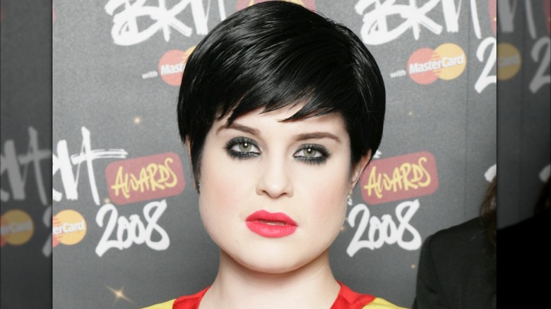 Kelly Osbourne at the 2008 BRIT Awards in London in February 2008