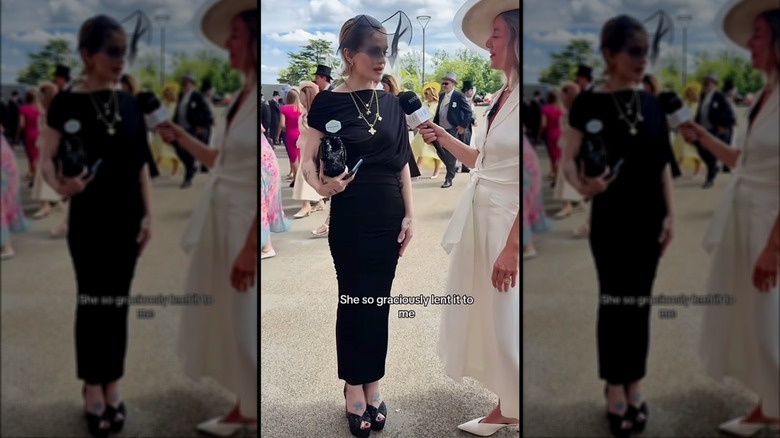 Kelly Osbourne in an interview at the 2026 Royal Ascot.
