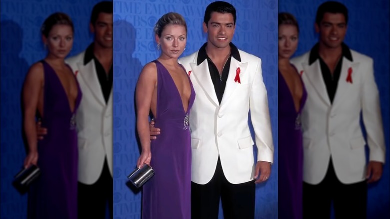 Kelly Ripa and Mark Consuelos at the Emmys.
