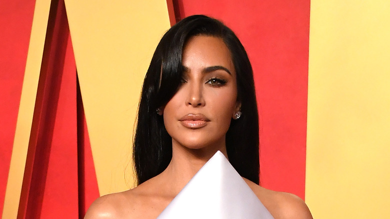 Kim Kardashian white dress Vanity Fair 
