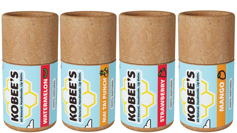 4-pack of Kobees Lip balms