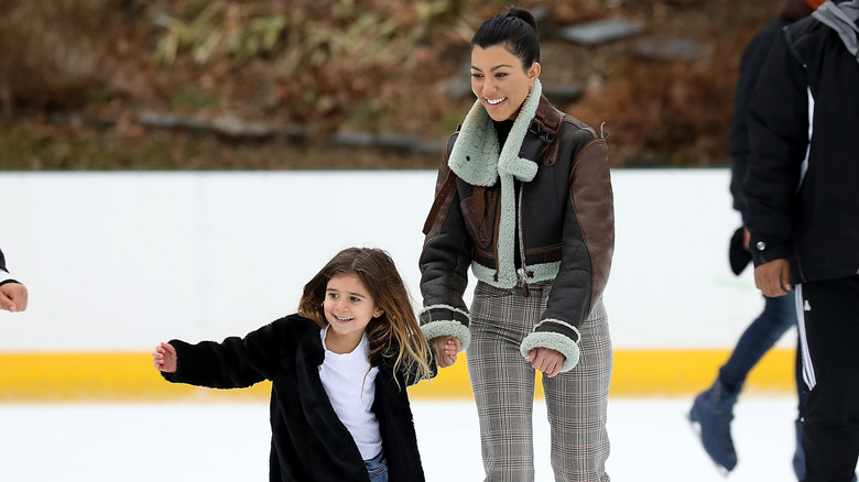Kourtney Kardashian and her daughter Penelope