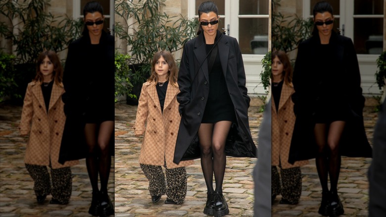 Kourtney Kardashian and Penelope in 2020