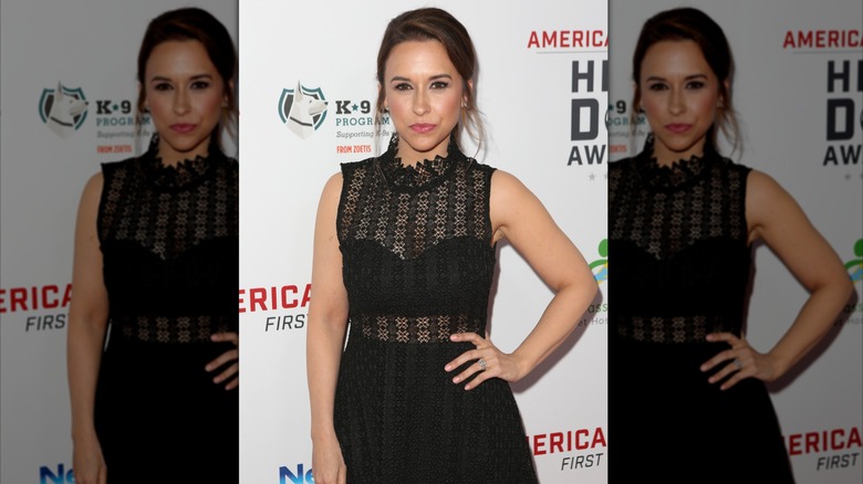Lacey Chabert poses for cameras at the Dog Awards