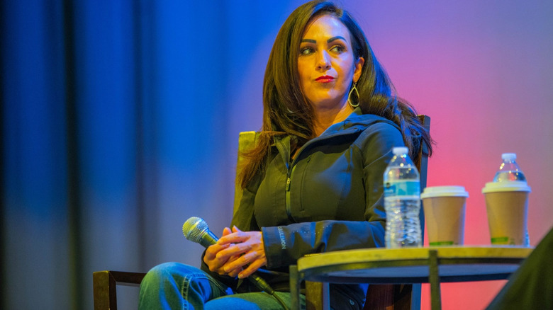 Lauren Boebert wearing a hoodie