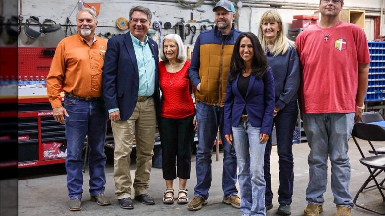 Lauren Boebert in a blue blazer