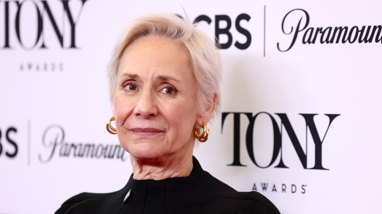 Laurie Metcalf at the 2026 Tony Awards' "Meet The Nominees" event.