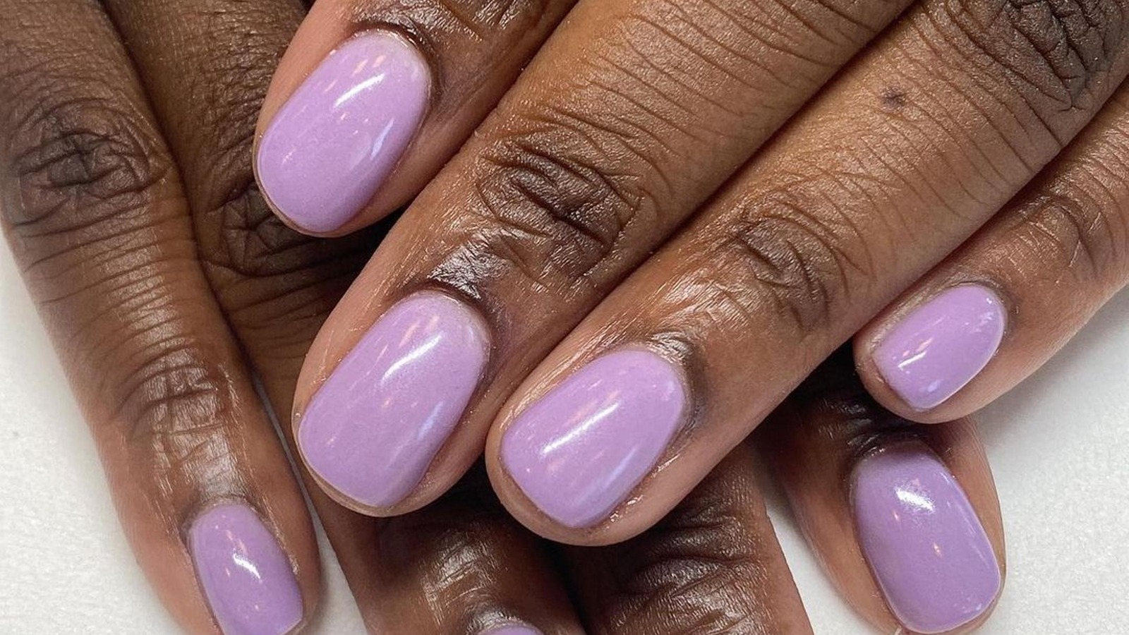 Lavender Latte Nails The Milk Bath Manicure Adapting One Of Fashion's