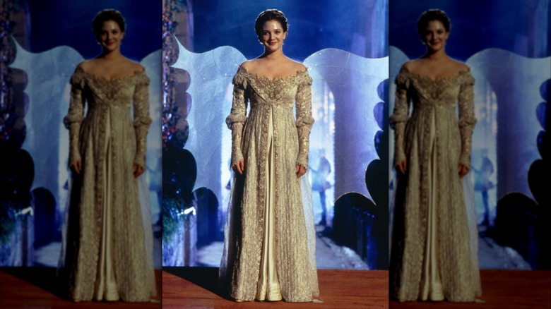 Drew Barrymore wearing a long dress in "Ever After: A Cinderella Story"