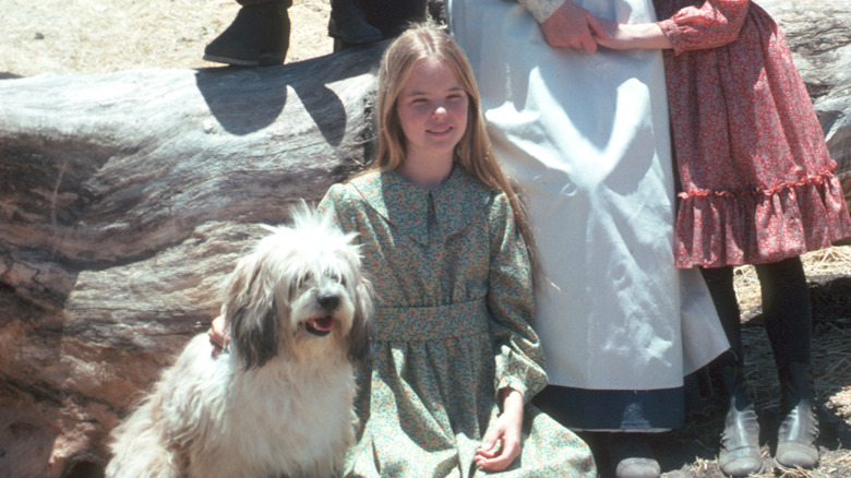 Melissa Sue Anderson as Mary Ingalls on the set of Little House on the Prairie.