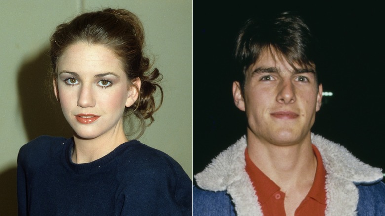 Melissa Gilbert and Tom Cruise in 1980s