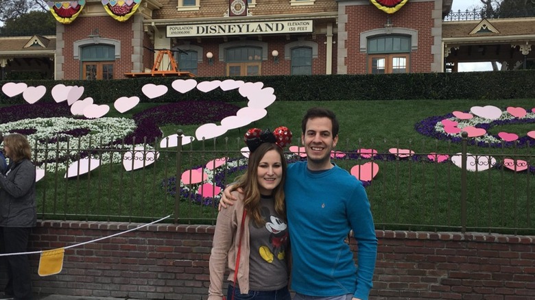 Piper Harmon and Jeb Harmon at Disneyland.