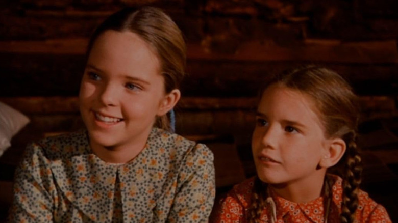 Melissa Sue Anderson and Melissa Gilbert in Little House on the Prairie (1974)