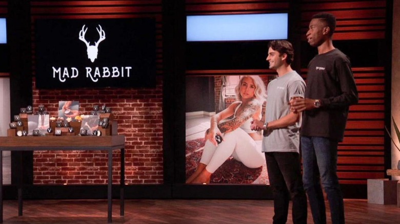 Founders of Mad Rabbit pitching idea on Shark Tank