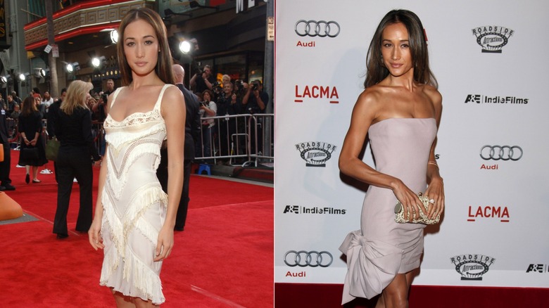 Maggie Q in minidresses on the red carpet